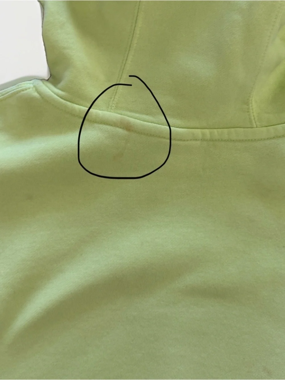 Nike Club Fleece Hoodie Men’s Large BV2654-736 Barely Volt Lime Green Pullover